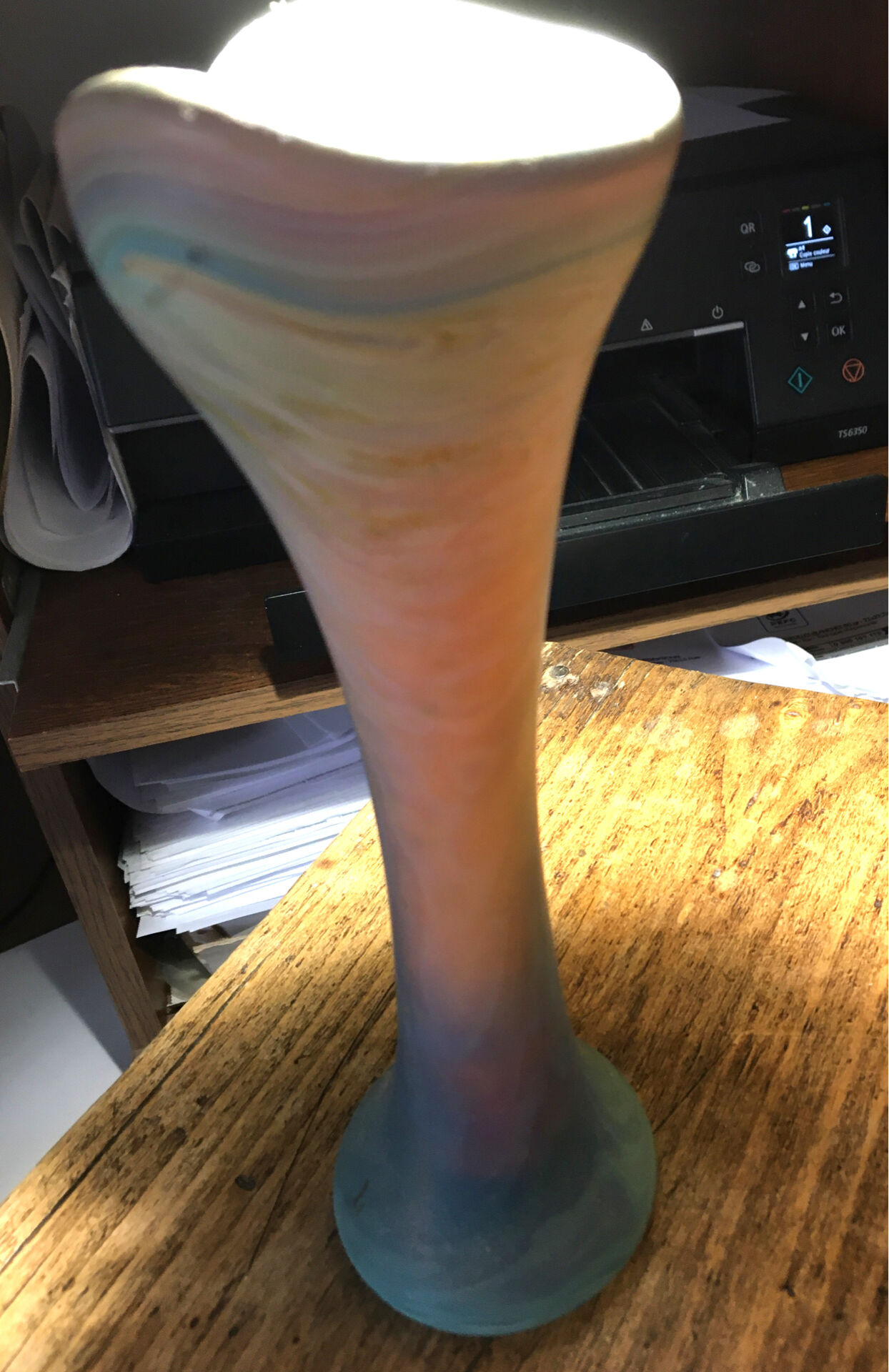 Phoenician blown glass vase