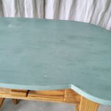 Table, bureau patiné