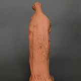 Virgin and Child in terracotta 19th century modeling