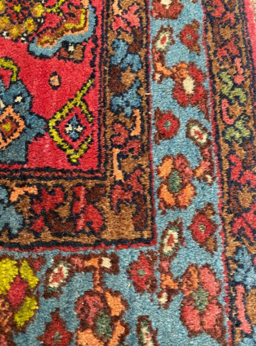 Mahal carpet late mid century 82x58cm