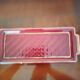 burgundy art deco box