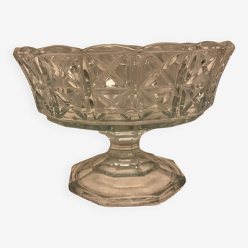 Crystal compote bowl