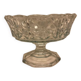Crystal compote bowl