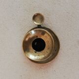 Brass hand candle holder