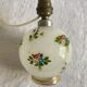 Pied de Lampe de chevet en verre peint à la main