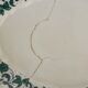 Antique oval ceramic plate by Richard, decorations, Italy, 19th century.