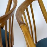 Restored Oak Dining Chairs from Interier Praha, 1960s, Set of 4