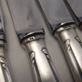 Reneka silver metal knives stainless steel blade filet service cutlery