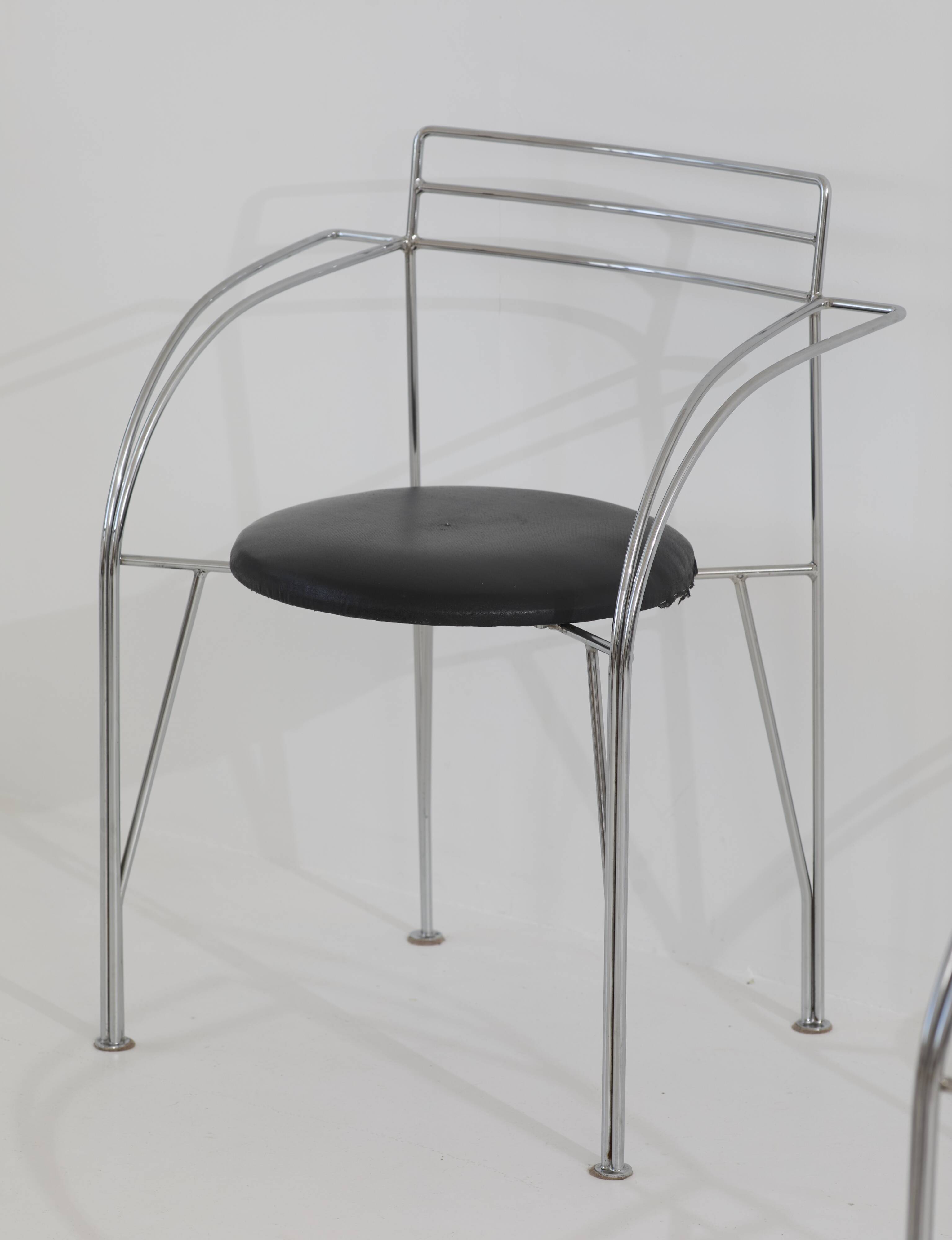 4 Silver Moon Chairs / Armchairs by Pascal Mourgue for Fermob 1980