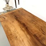Solid walnut table - Tapered legs