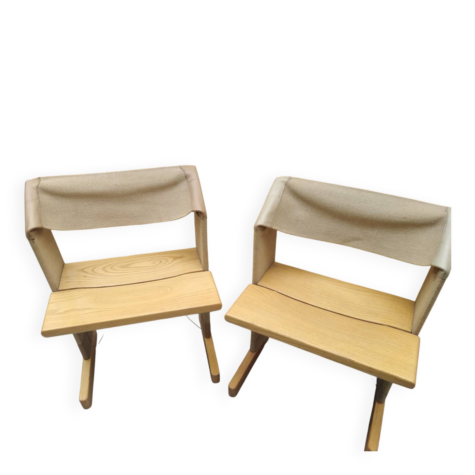 Italian chairs Due Sedie 'Canossa' by Gigi Sabadin