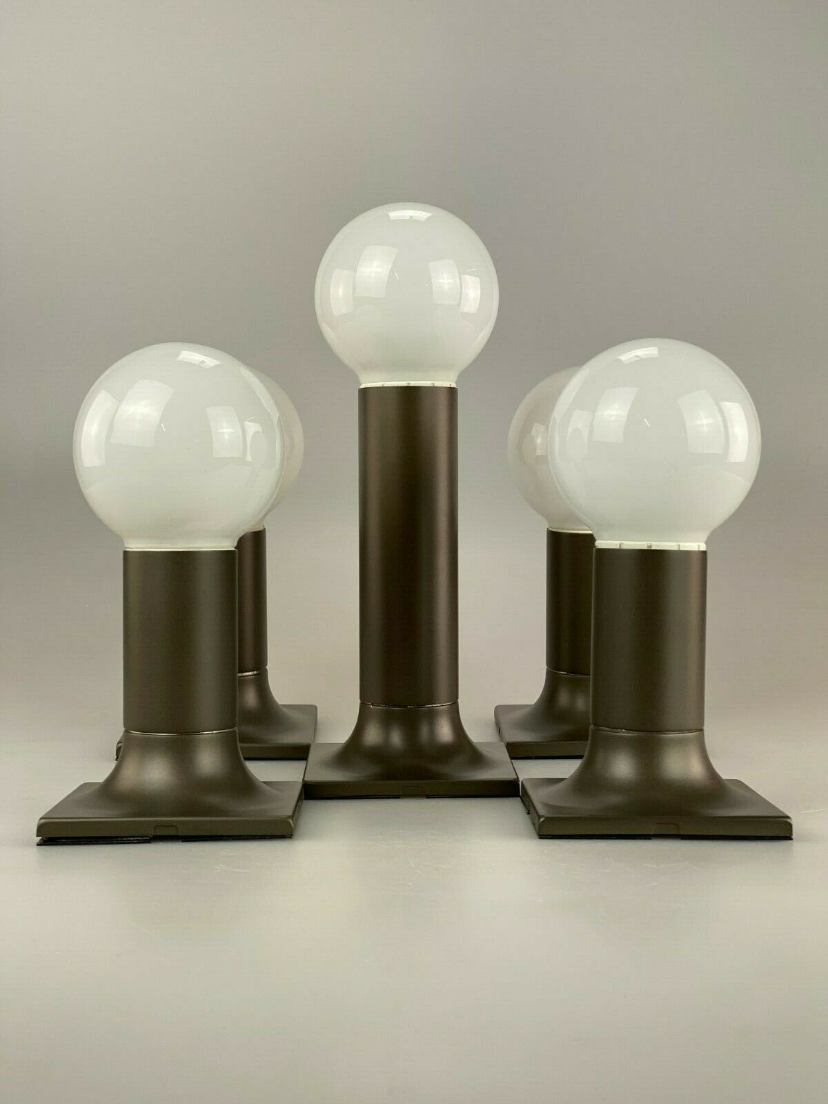 1960s 1970s tube wall lamps by Rolf Krüger for Staff