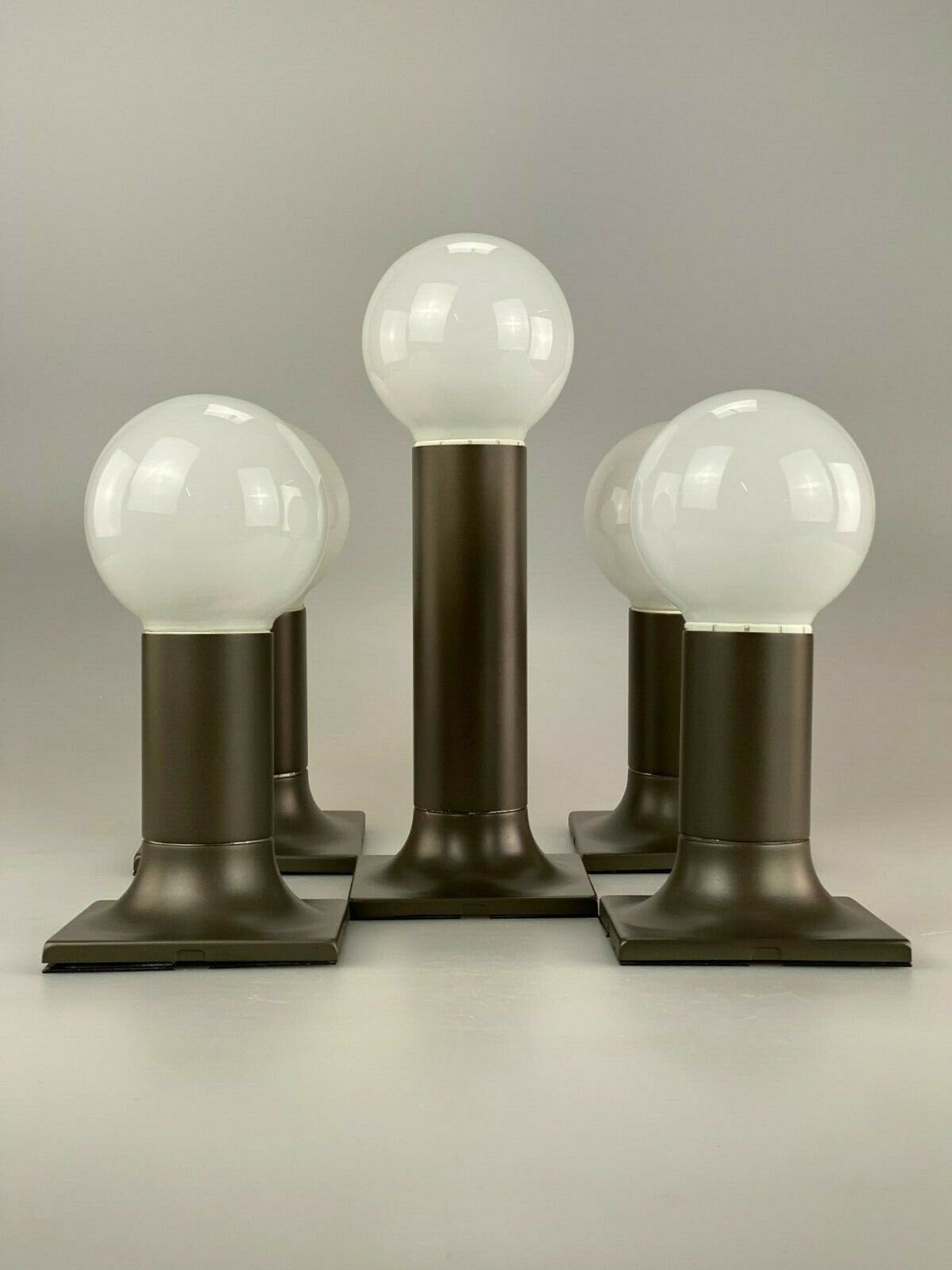 1960s 1970s tube wall lamps by Rolf Krüger for Staff