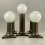 1960s 1970s tube wall lamps by Rolf Krüger for Staff