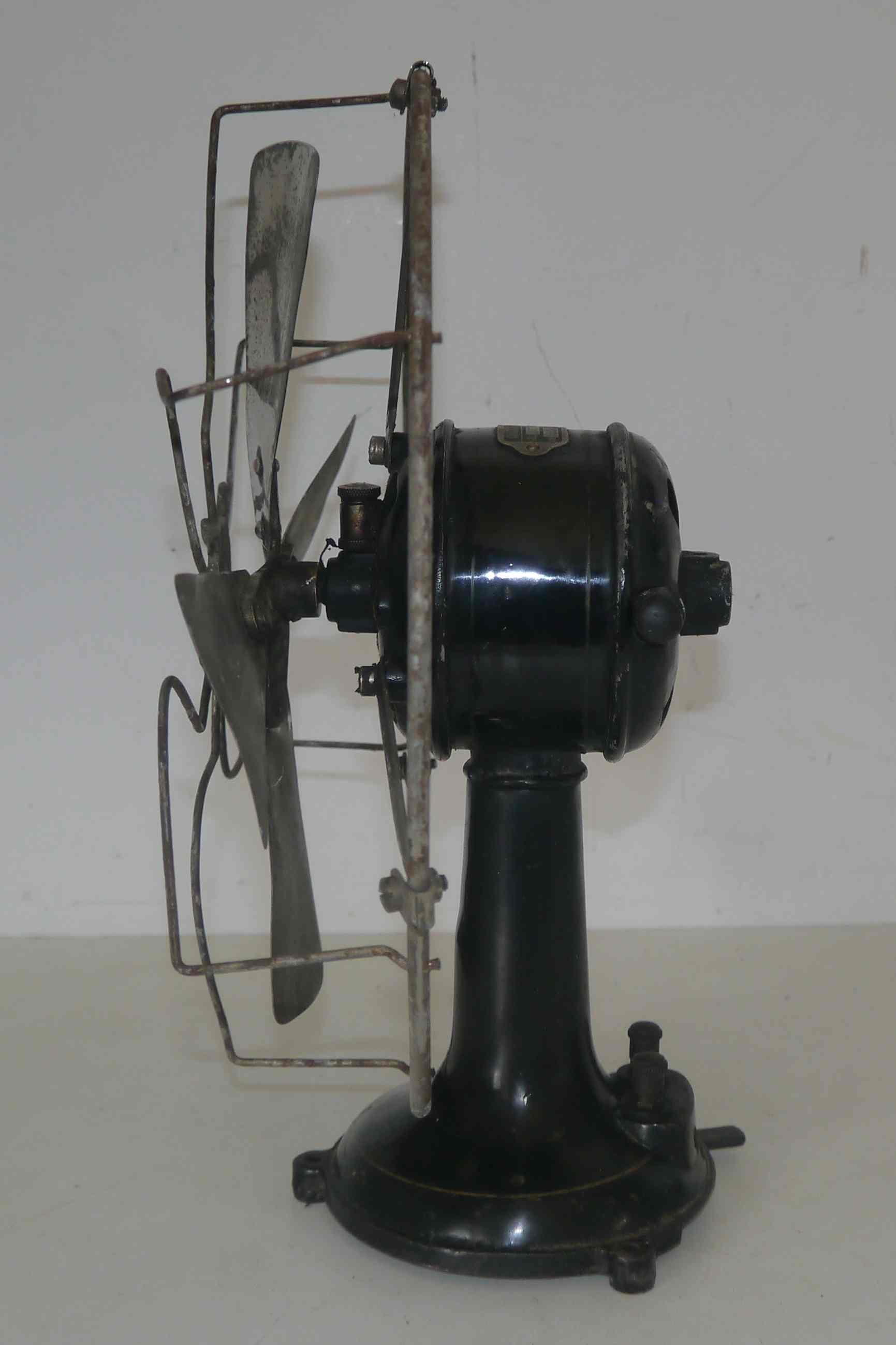 Old metal fan for decoration 30's years