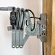 Grey Industrial Gooseneck Scissor Wall Lamp from Elektroinstala, 1960s