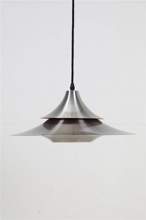 Mid-century Space Age pendant lamp / Danish modern design / 1960s / 1970s