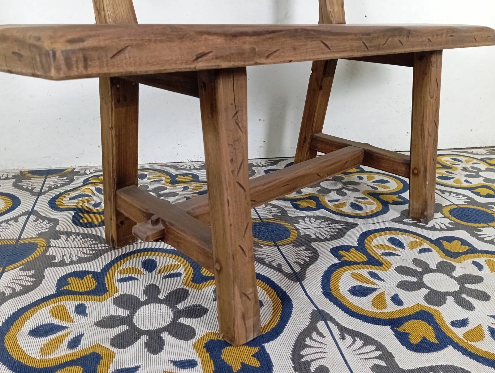 Brutalist bench bull's head file