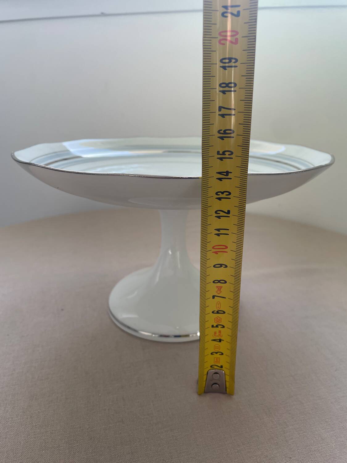 Antique footed compote – French porcelain M&S – centrepiece