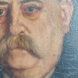 Portrait of a man with a moustache