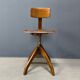 Brown Ama Elastik studio or atelier chair from the 1930s