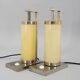 Set of Two Bauhaus / Functionalist Table or Bedside Lamps, 1930s