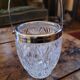 Seau à glace verre taillé 50-70's