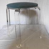 Plexiglas stool from the 80s