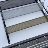 Metal Hanging Coat Rack and Wall Shelves by Pilastro