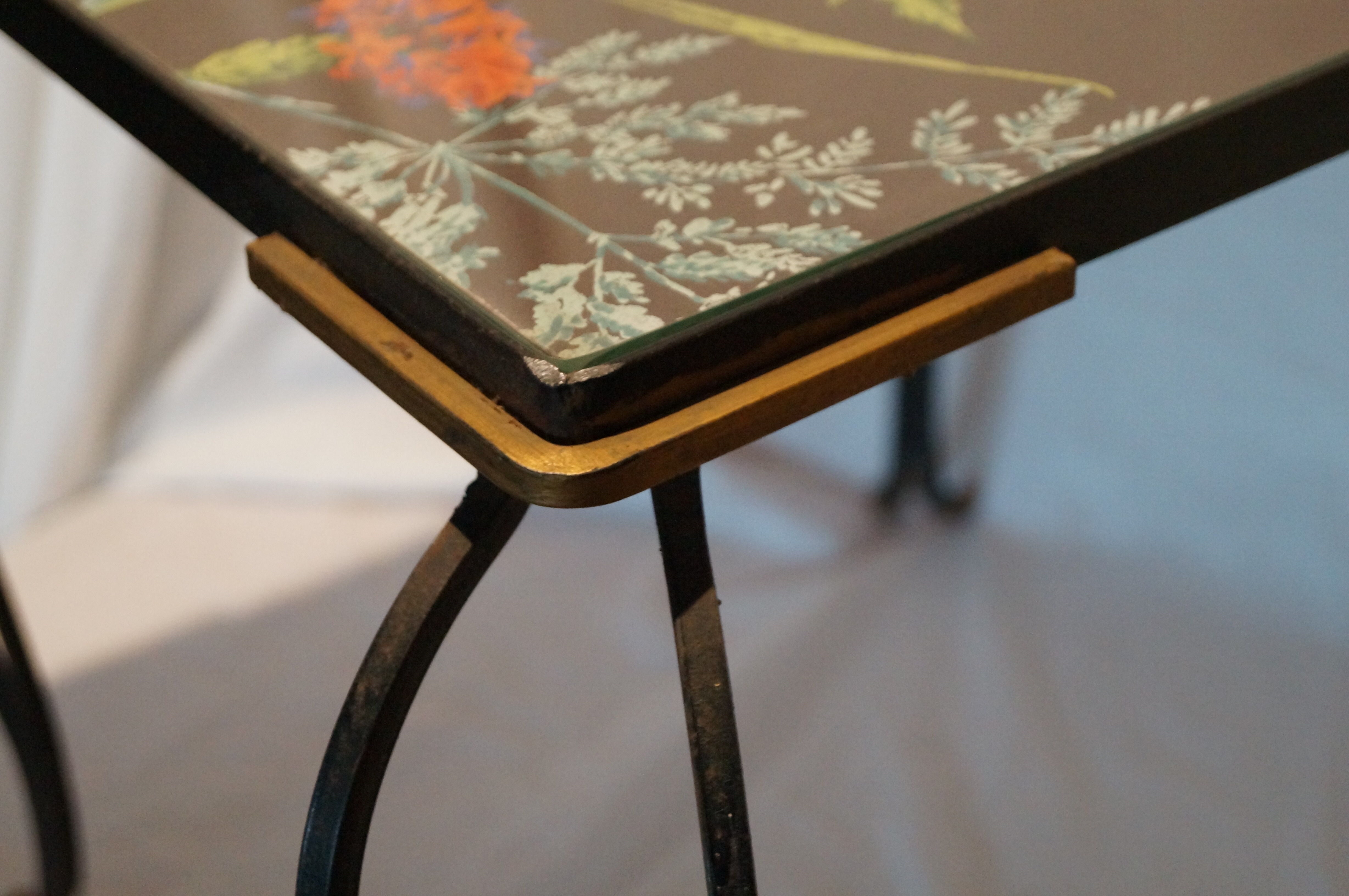 Vintage wrought iron table