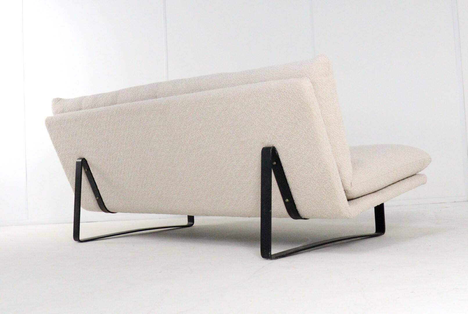 Kho Liang Ie Artifort sofa C684 - new upholstery teddy fabric