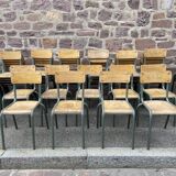 set of 40 Mullca school chairs