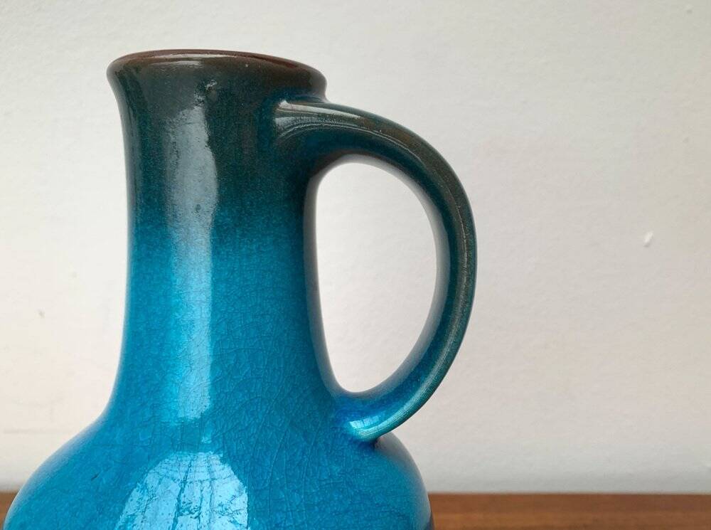 Mid-century German ceramic carafe vase by Ursula Beyrau for Gräflich Ortenburg Keramik, 1960s.