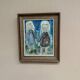 Original Swedish Oil on Canvas – “Friends” by A. Wickgren – Vintage & Framed