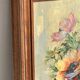 TABLEAU Vintage Bouquet aux ANEMONES