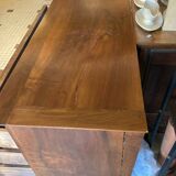 Walnut chest of drawers with 4 drawers