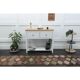 Tapis de couloir vintage turc Oushak fait main en laine et coton marron, années 1970