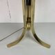 Large ( 65 cm ) midcentury brass space age mushroom table lamp, 1960s