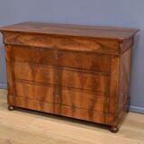 Walnut burl commode, Restoration period – early 19th century