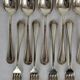 Cutlery set / 24-piece service in silver-plated metal Apollo