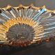 Crystal and gold centrepiece Royal Crystal of Bayel 1950