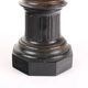 Antique candelabrum in bronze and black marble, Europe, 19th century.