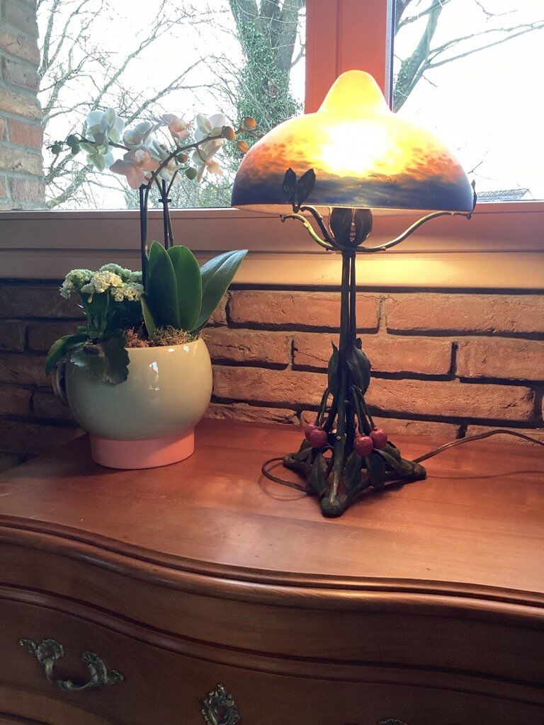 Art deco lamp schneider