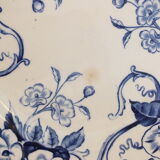 6 Creil and Montereau dessert plates Flora service