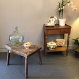 Brutalist oak coffee table