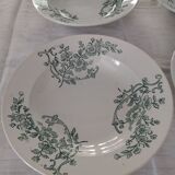 6 assiettes creuses.model capri manufacture Pexonne