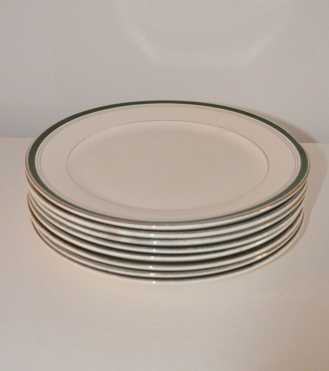 Service of 8 plates Digoin Sarreguemines