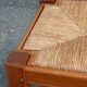 Tabouret paillé en chêne
