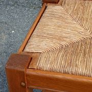 Oak straw stool