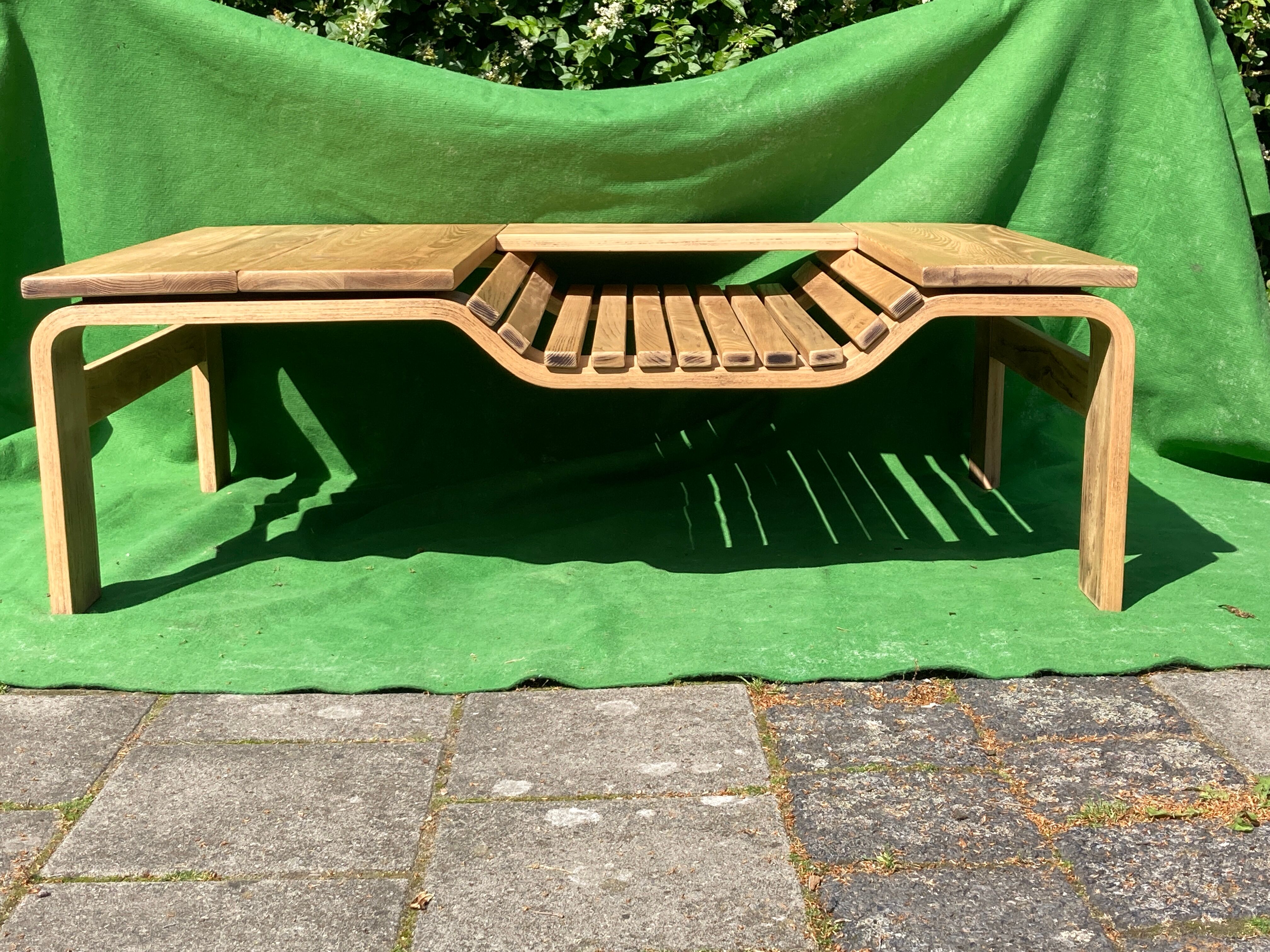 Midcentury Danish or Scandinavian side or coffee table bench